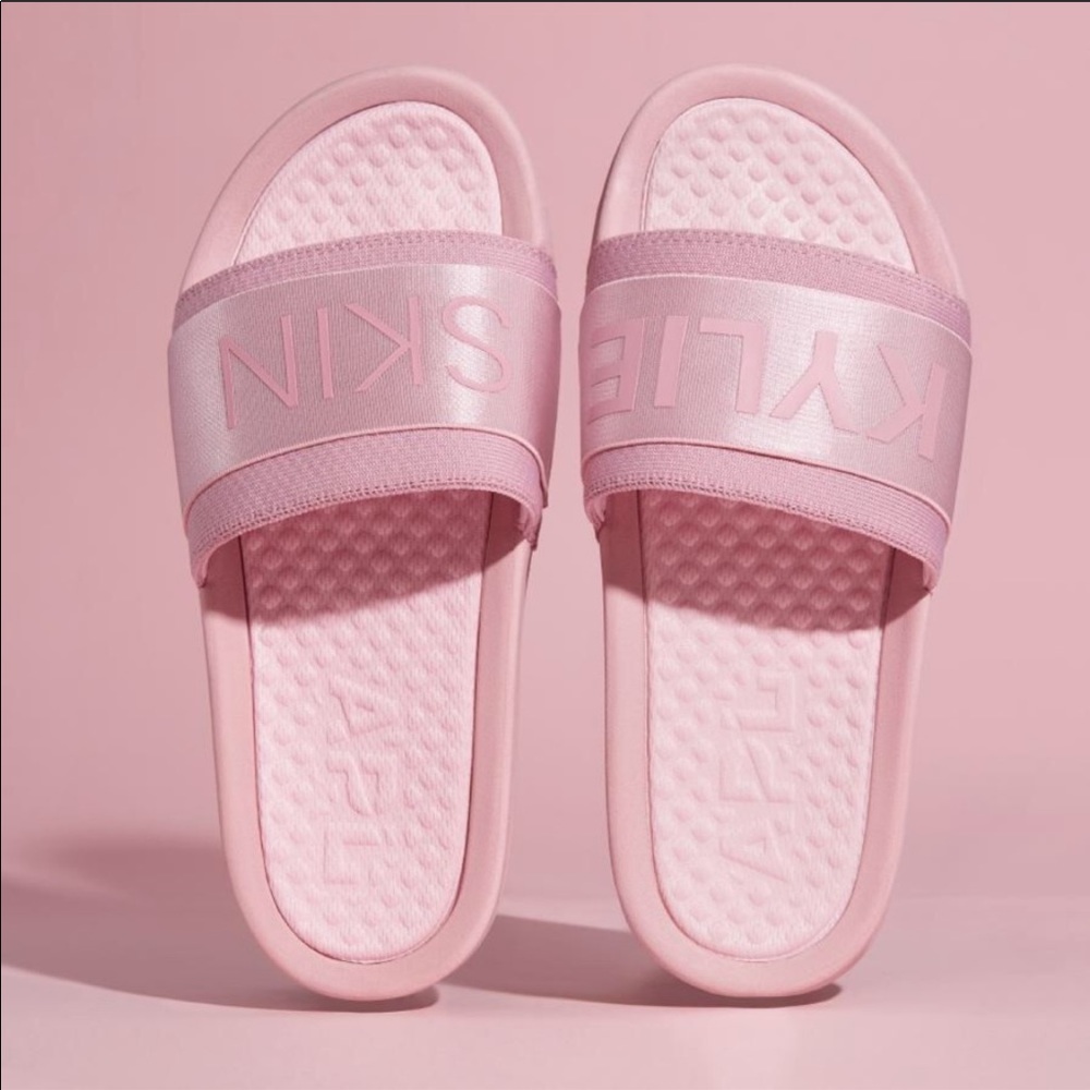 NIB APL Pink Slides Sandals Size 7